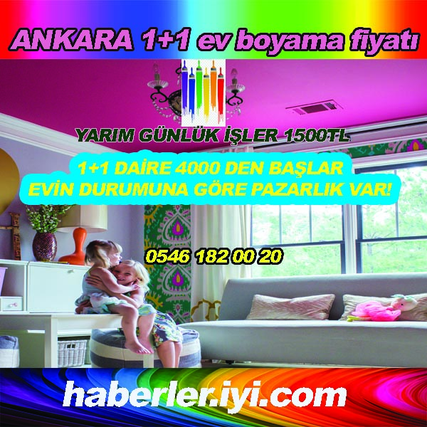 1+1 ev boyama fiyatları ankara