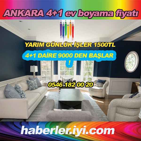 4+1 ev boyama fiyatları ankara